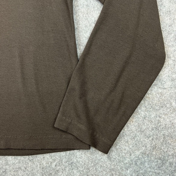 J Jill Cardigan Sweater Womens Large Brown Open Front Knit Topper Stretch Casual - Picture 5 of 12